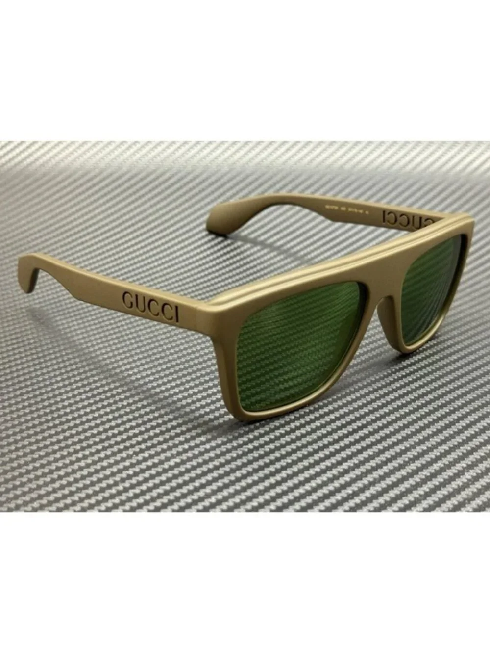 New Gucci Men Matte Green Sunglasses 57-18-145